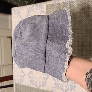 Frayed Jean bucket hat